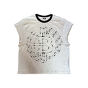 WIRE TRANSFER CUT OFF SHIRT // OATMEAL HEATHER