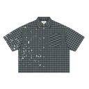 SATOSHI DAUGHTER BOXY FLANNEL // NAVY PLAID